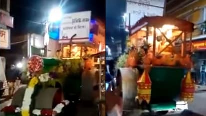 ಮದುವೆಗೆ ರೋಡ್ ರೋಲರ್ನಲ್ಲಿ ಆಗಮಿಸಿದ ವರ-ವಿಡಿಯೋ ವೈರಲ್!