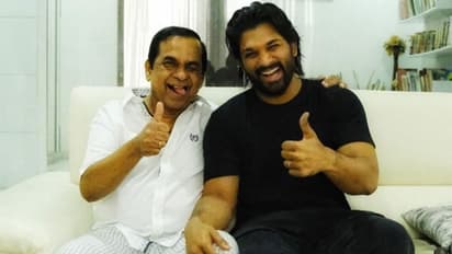 బ్రహ్మానందంని పరామర్శించిన బన్నీ!