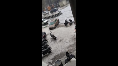 Noida turns 'Shimla': Check out how part of NCR got covered in white (In Pics)