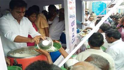 రూ.5కే భోజనం.. ప్రారంభించిన కేటీఆర్