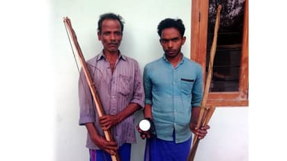 പുള്ളിപ്പുലി കെണിയില് കുടുങ്ങി ചത്ത സംഭവം; വന്യമൃഗങ്ങളെ കെണിവെച്ച് പിടിച്ച് ഇറച്ചി വില്ക്കുന്ന രണ്ട് പേര് പിടിയില്