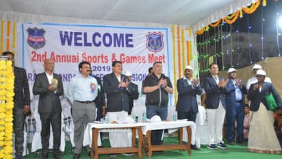 రాచకొండ పోలీసులు స్పోర్ట్స్,గేమ్ మీట్‌లో ఒలింపిక్ విజేత (ఫోటోలు)