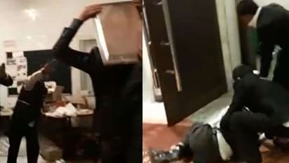 ഭക്ഷണം വിളമ്പിയതിനെ ചൊല്ലിത്തർക്കം; വിവാഹ വേദിയിൽ കൂട്ടത്തല്ല്; വീഡിയോ