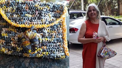 വീട്ടില്‍ കൂടിവരുന്ന പ്ലാസ്റ്റിക്കുകളെന്ത് ചെയ്യും? ഈ അറുപത്തിയാറുകാരി കണ്ടെത്തിയ വഴി ഇതാണ്