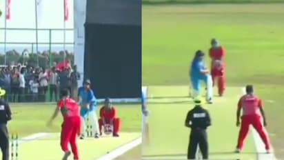 திரும்பி வந்துட்டேனு சொல்லு.. மீண்டும் மிரட்டலான ஷாட்டில் சிக்ஸர் பறக்கவிட்ட யுவராஜ்!! வீடியோ