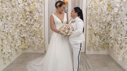 'ഇതാണ് ഞങ്ങള്'; സ്കൂള് കൂട്ടുകാരിയെ വര്ഷങ്ങള്ക്ക് ശേഷം വിവാഹം ചെയ്ത് മോഡല്