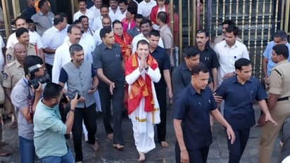 10 ಕಿ. ಮೀ ಬೆಟ್ಟ ಹತ್ತಿದ ರಾಹುಲ್: ತಿರುಪತಿ ತಿಮ್ಮಪ್ಪನ ದರ್ಶನ!