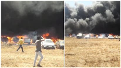 ಏರ್ ಶೋ ವೇಳೆ ಭಾರಿ ಅಗ್ನಿ ಅವಘಡ : ಕಾರಣವೇನು..?