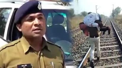 ಗಾಯಾಳು ಯುವಕನ ಹೆಗಲ ಮೇಲೆ ಹೊತ್ತು 1.5 ಕಿ.ಮೀ ಸಾಗಿದ ಪೊಲೀಸ್!