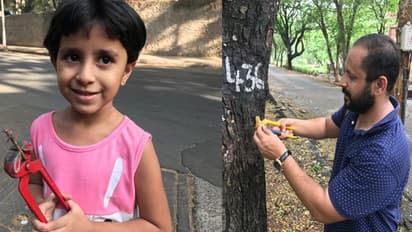 അന്ന്, ആറ് വയസ്സുകാരി പറഞ്ഞു, ' അച്ഛാ നമ്മളാണ് ആ ചെടികളെ കൊന്നത്'; ഇന്ന്, 6000 മരങ്ങളെ സംരക്ഷിച്ച് അച്ഛന്