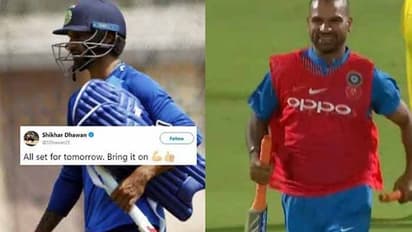 ‘‘ముందురోజు ఇలా, తర్వాతి రోజు’’ ఇలా: ధావన్ను ఆడుకుంటున్న నెటిజన్లు