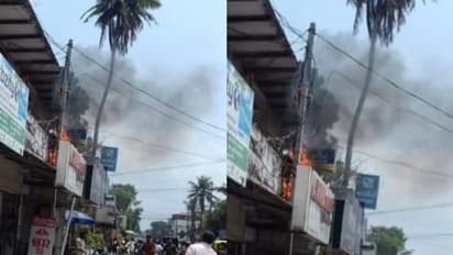 അമ്പലപ്പുഴയില് വൈദ്യുതി പോസ്റ്റിന് തീപിടിച്ചു