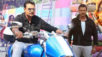 Sandalwood actor Darshan's fans celebrate release of Yajamana right from break of dawn