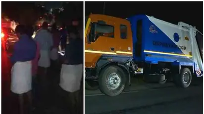 ബ്രഹ്മപുരം പ്ലാന്റിലേക്കെത്തിയ ലോറികൾ തടഞ്ഞ് നാട്ടുകാർ; താക്കോൽ പിടിച്ചുവാങ്ങി