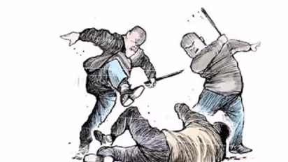 గ్రామ తీర్పు:హత్య చేశాడనే అనుమానంతో కొట్టి చంపేశారు, గ్రామస్తుల అరెస్ట్