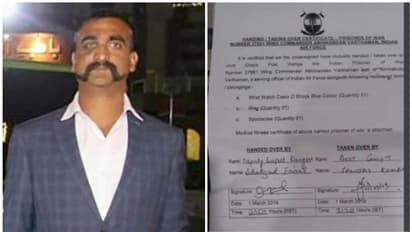 അഭിനന്ദന്റെ വാച്ചും മോതിരവും തിരികെ നല്കി; തോക്ക് പിടിച്ചുവച്ച് പാകിസ്ഥാന്