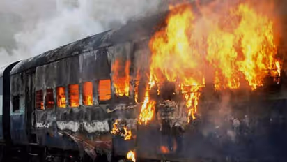 Train from Bengaluru catches fire in Andhra Pradesh