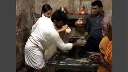 దోమకొండ శివాలయంలో రామ్ చరణ్ పూజలు!