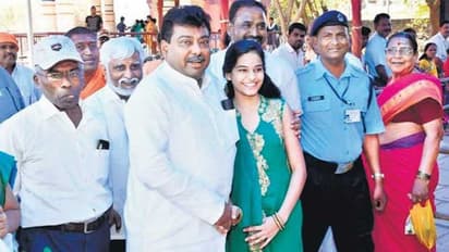 Karnataka minister Patil schooled by young girl for jumping queue at temple
