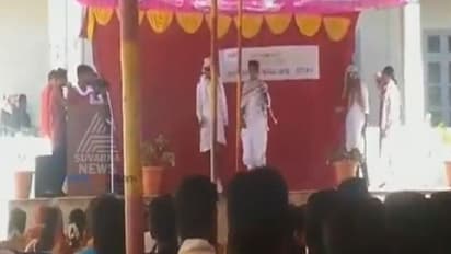 ಟ್ರಡಿಶನಲ್ ಡೇಯಂದು ವಿದ್ಯಾರ್ಥಿಗಳ ಗಲಾಟೆ; ವಿಡಿಯೋ ವೈರಲ್