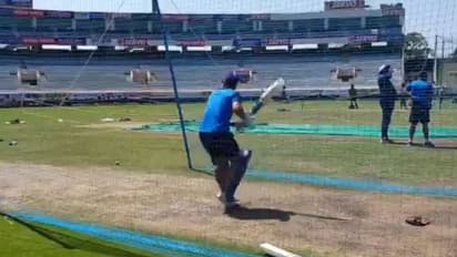 ಸಿಕ್ಸರ್ ಚಾಲೆಂಜ್- ಅಭ್ಯಾಸದ ವೇಳೆ ಟೀಂ ಇಂಡಿಯಾ ಕ್ರಿಕೆಟಿಗರ ಫನ್!