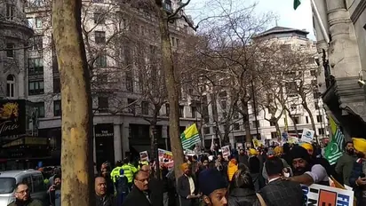 ISI-backed pro-Khalistanis assault British Indians outside Indian High Commission