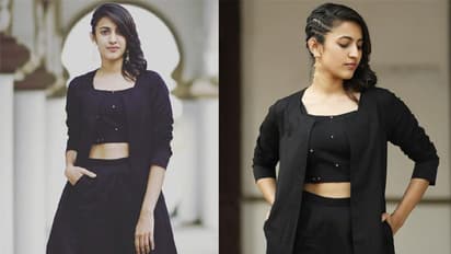 బ్లాక్ అండ్ బ్లాక్ లో మెరిసిపోతున్న మెగా డాటర్!