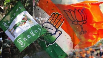 ಮಂಡ್ಯ ರಾಜಕಾರಣಕ್ಕೆ ಟ್ವಿಸ್ಟ್, ಹೊಟೆಲ್ ನಲ್ಲಿ ಒಂದಾದ ಮೂರೂ ಪಕ್ಷದ ಮುಖಂಡರು!