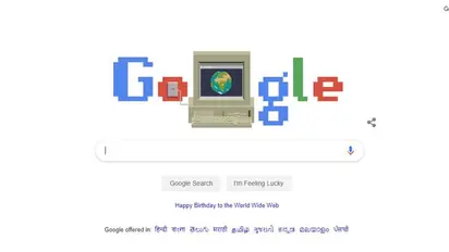 Google marks World Wide Web’s 30th year with doodle