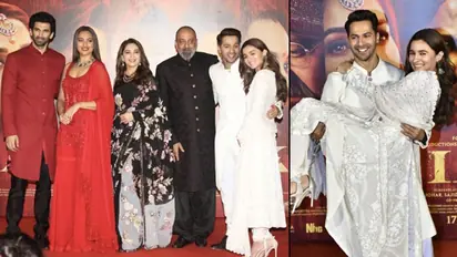 Kalank Teaser Launch: From getting on top cars to posing for shutterbugs, here's all that's happening