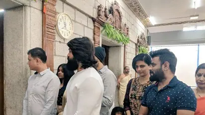 KGF Chapter 2: Yash, Srinidhi Shetty attend launch ceremony at Bengaluru temple