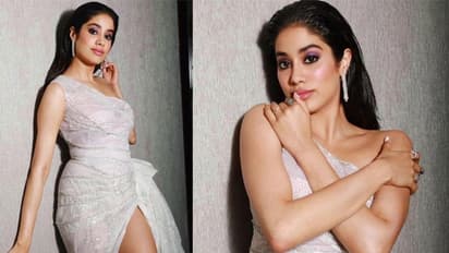 తెల్ల గౌనులో మెరిసిపోతున్న జాన్వీకపూర్!