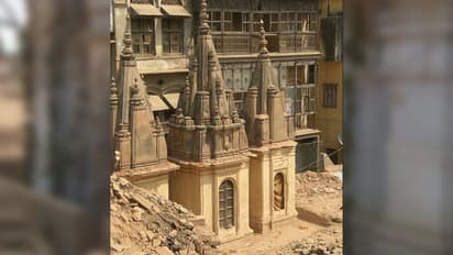 पीएम मोदी की काशी में कुछ इस तरह चल रहा है विश्वनाथ कॉरिडोर का काम (वीडियो)