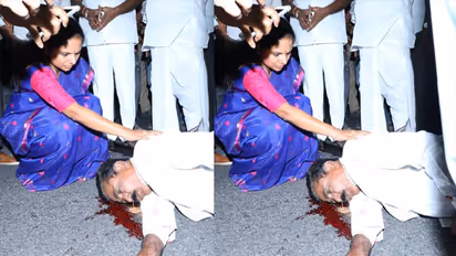 కళ్లెదుట యాక్సిడెంట్.. వ్యక్తిని ఆసుపత్రికి తరలించిన ఎంపీ కవిత