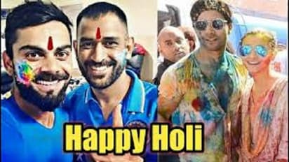 happy Holi-2019:भारतीय ही नहीं विदेशी क्रिकेटर भी हैं भारतीय होली के दीवाने, तस्वीरों में देखें होली की मस्ती
