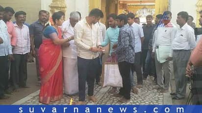 ನಾಮಪತ್ರ ಸಲ್ಲಿಕಗೂ ಮುನ್ನ ಪ್ರಜ್ವಲ್ ಪೂಜೆ: ಇಲ್ಲಿದೆ ಫೋಟೋಗಳು