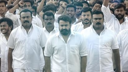 'വരിക വരിക സഹജരേ'; 'ലൂസിഫറി'ല് മുരളി ഗോപിയുടെ ശബ്ദത്തില്