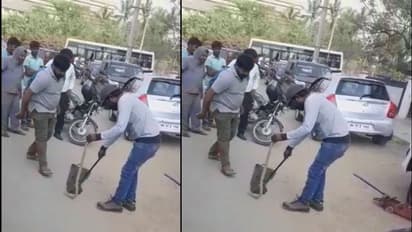 ಕಾರಿನ ಎಂಜಿನ್ ಒಳಗೆ ನುಗ್ಗಿದ ನಾಗಪ್ಪ!