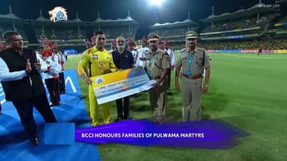 IPL 2019: ಪುಲ್ವಾಮಾ ಹುತಾತ್ಮ ಕುಟುಂಬಕ್ಕೆ CSK 2 ಕೋಟಿ ನೆರವು!