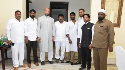 అసదుద్దిన్ తో మంత్రి తలసాని భేటీ...కొడుకుకు మద్దతుకోసమేనా?