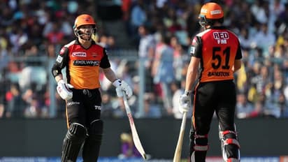 IPL 2019: KKR ಗೆಲುವಿಗೆ 182 ರನ್ ಟಾರ್ಗೆಟ್ ನೀಡಿದ SRH!