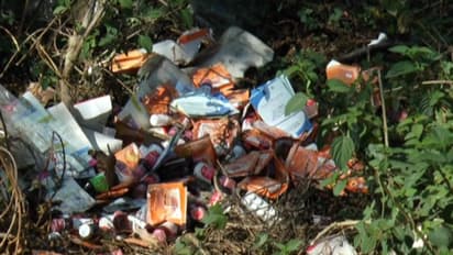 കുട്ടികള്ക്ക് വേണ്ടി അംഗന്വാടികള്ക്ക് നല്കിയ മരുന്നുകള് കുപ്പത്തൊട്ടിയില്