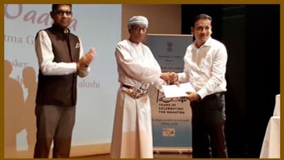 രണ്ട് വര്ഷം നീണ്ട് നില്ക്കുന്ന ഗാന്ധി ജയന്തി ആഘോഷം; മസ്കറ്റിലെ പ്രഭാഷണം ശ്രദ്ധേയമായി