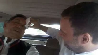 ಗಾಯಗೊಂಡ ಪತ್ರಕರ್ತನ ಉಪಚರಿಸಿದ ರಾಹುಲ್: 'ಸಂವಾದ' ಬಹಿರಂಗ!