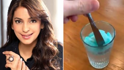 വെള്ളത്തിലിട്ട് കലക്കിയാല് കലങ്ങുന്ന 'കവര്'; പരീക്ഷണവുമായി ജൂഹി ചൗള