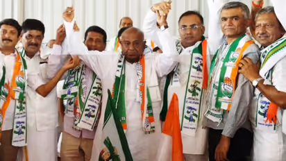 Deve Gowda's delay derails Congress train from Bengaluru North to Parliament