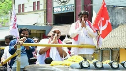 నాగబాబుకు హైపర్ ఆది మద్దతు: నరసాపురంలో ఎన్నికల ప్రచారం