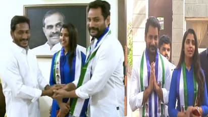 వైసీపీలో చేరిన యాంకర్ శ్యామల దంపతులు