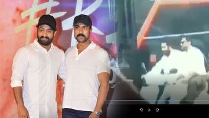 RRR వీడియో: తారక్ - చరణ్ స్కూటీ రైడ్