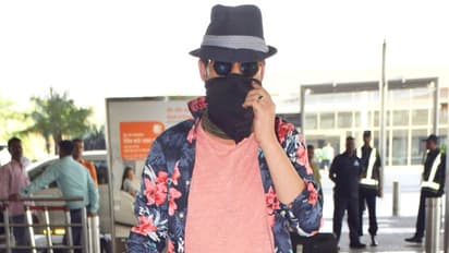 Irrfan Khan makes a surprising, masked appearance at the airport